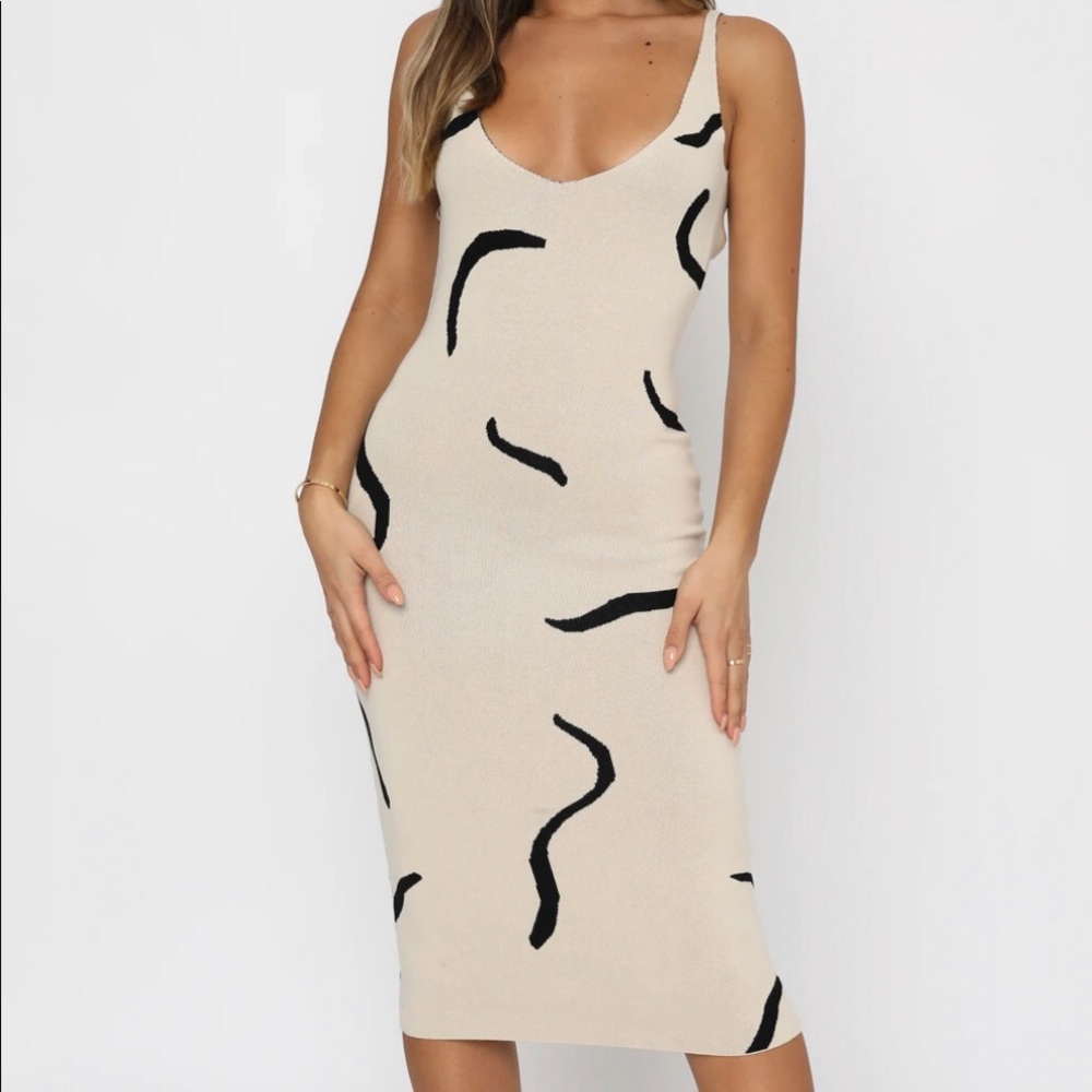 White Fox boutique waiting for you midi dress